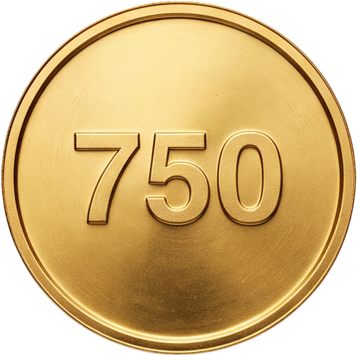 Золото 750